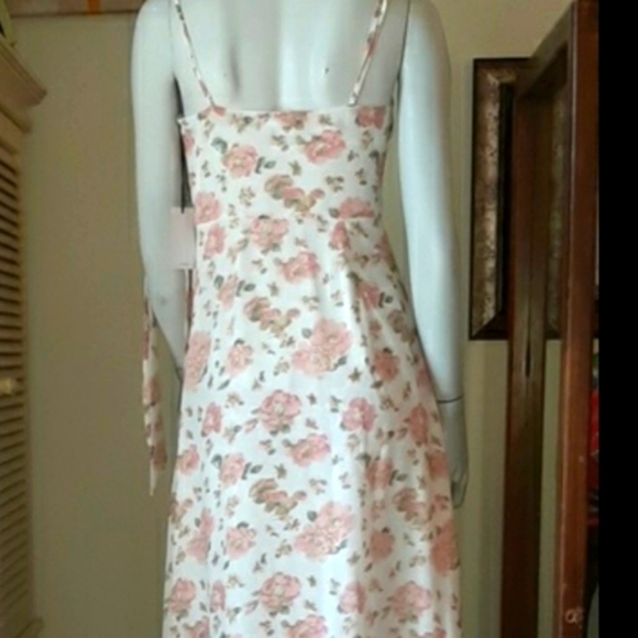 ⭐ LPA MAXI DRESS PINK WHITE XS c - Picture 8 of 11